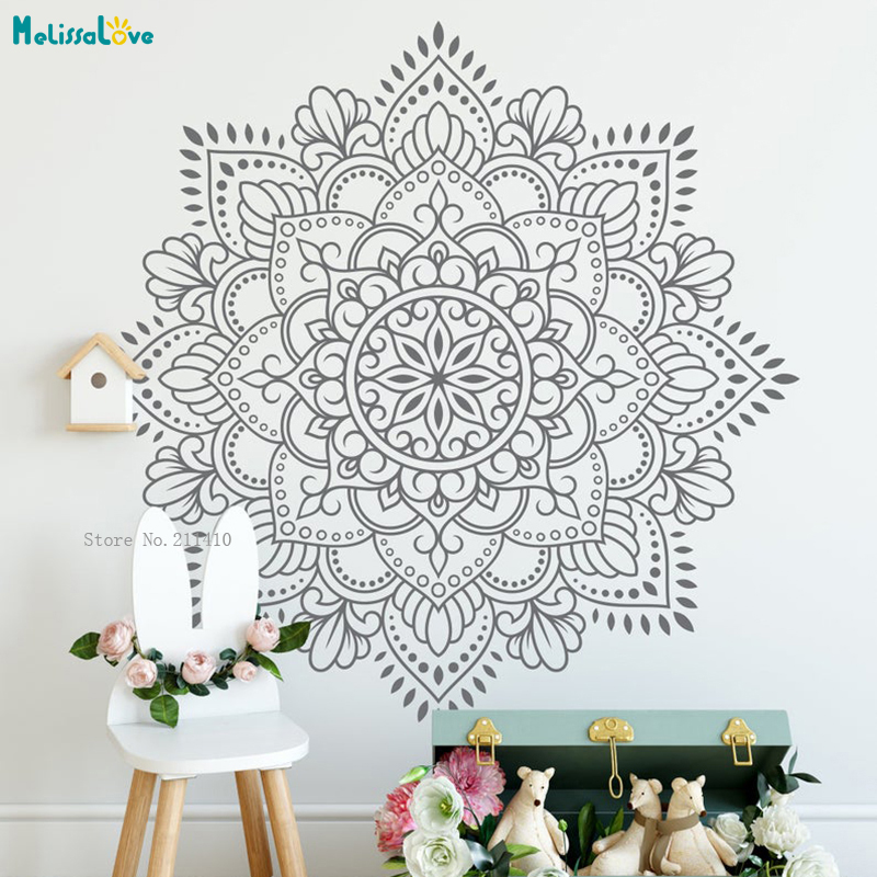 Monstera Thai Constellation - Large Size Mandala Wall Art Sticker