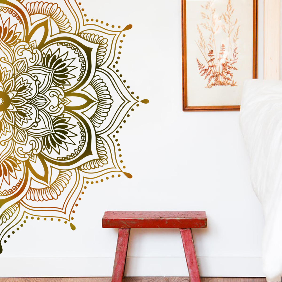 Artistic PVC Wall Decal Mandal - Monstera Thai Constellation ulasan dan harga