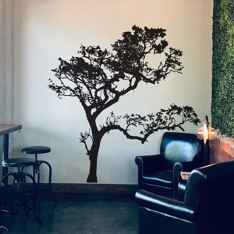 Big Oak Tree Wall Decal Vinyl  - Monstera Thai Constellation ulasan dan harga