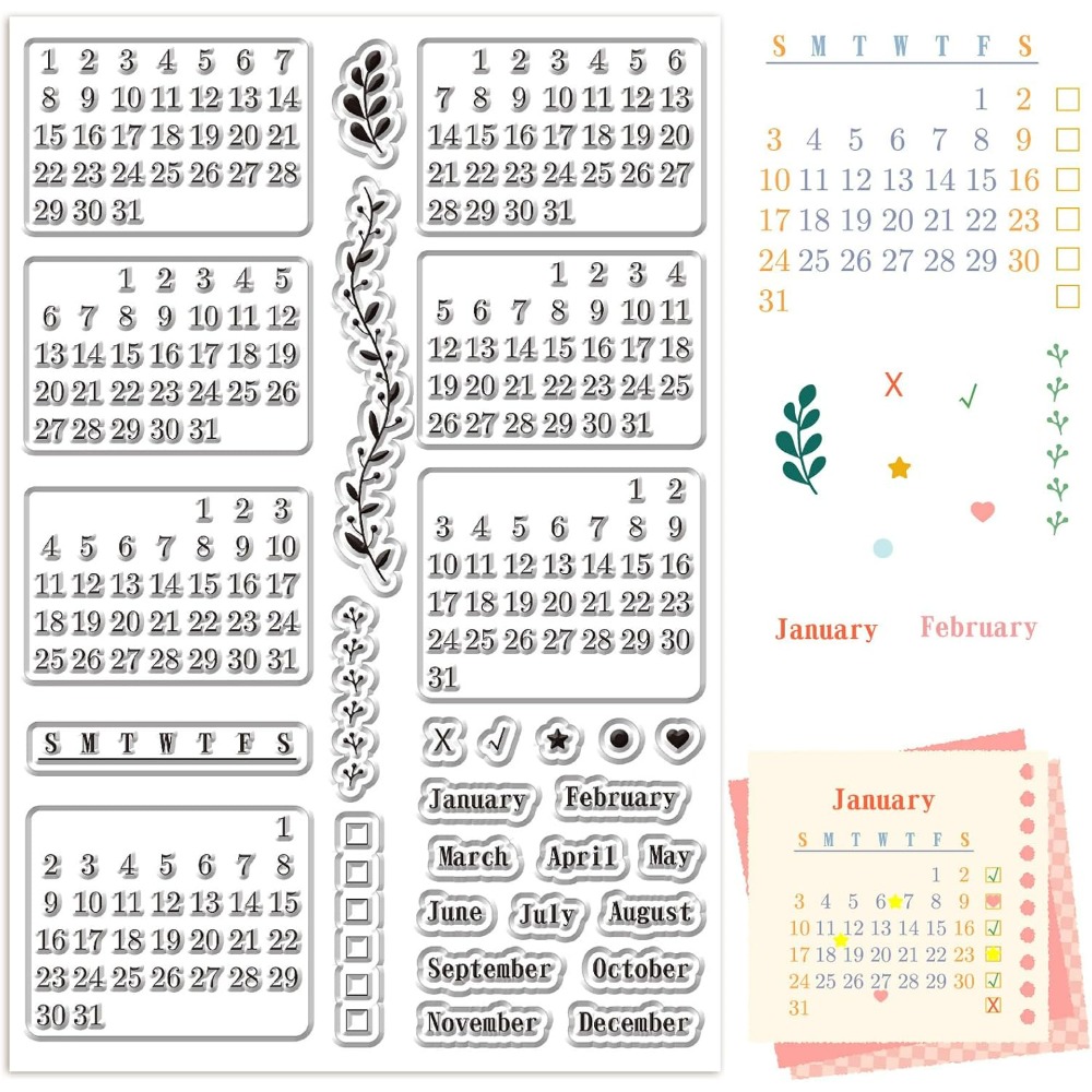Calendar Clear Stamps Sheets R - Planned Parenthood ulasan dan harga