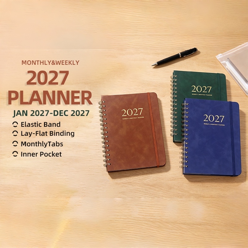 A5 PU Leather 2027 Weekly Mont - Planned Parenthood ulasan dan harga