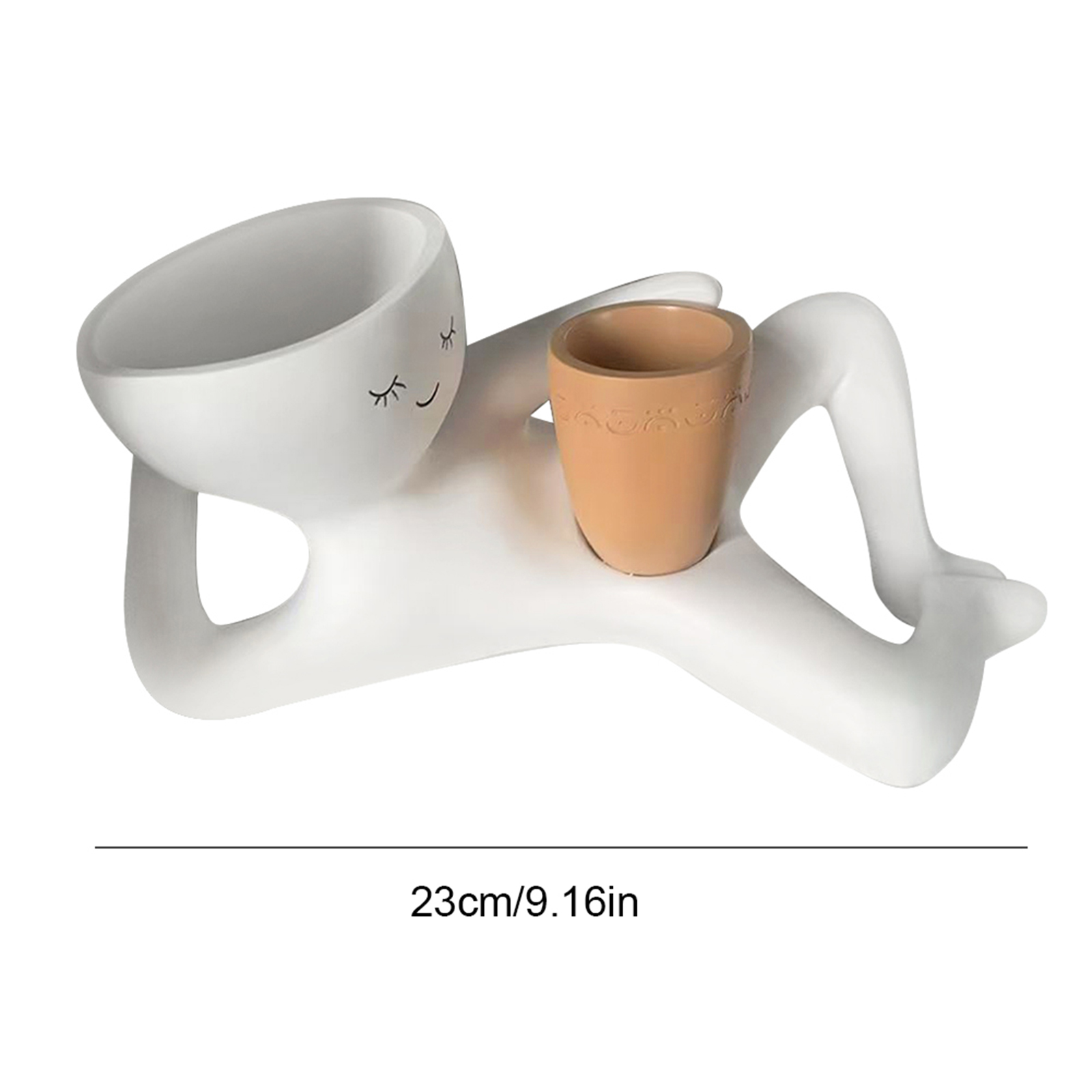 Lazy Guy Planter with Drainage - Plant Parents ulasan dan harga