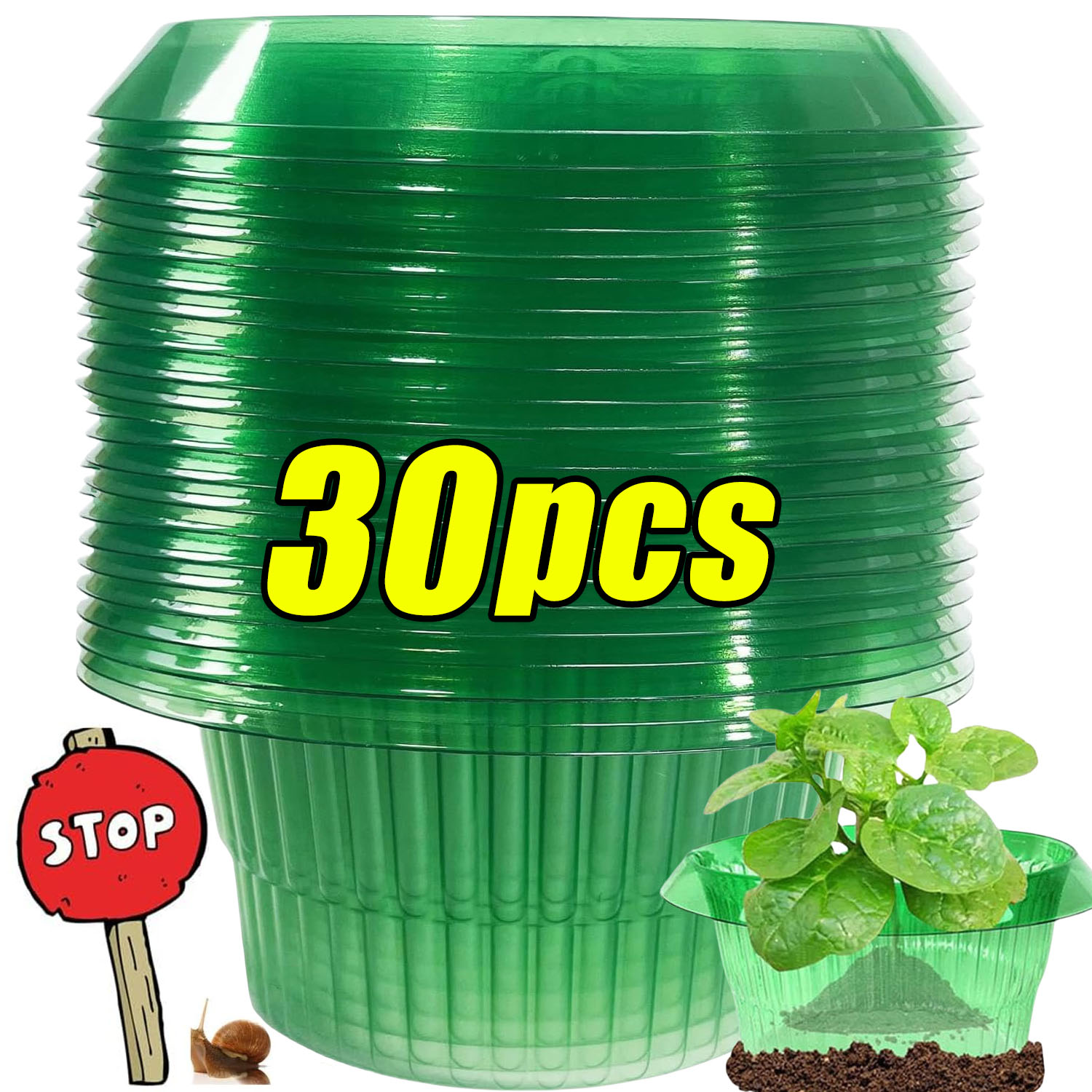 1/30pcs Plants Slug Protection - Plant Parents ulasan dan harga