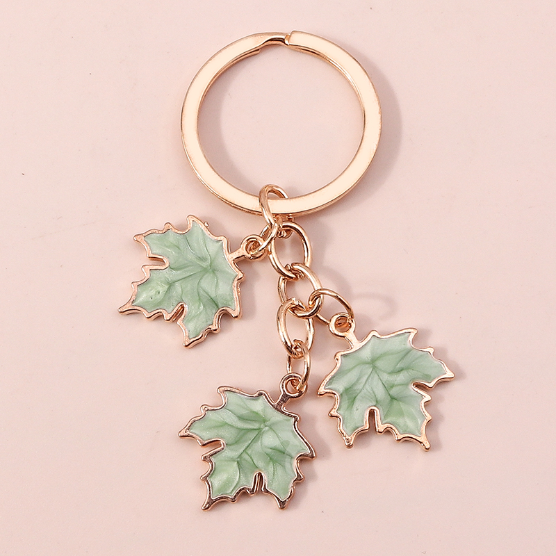 New Fashion Maple Leaf Keychai - Monstera Thai Constellation ulasan dan harga