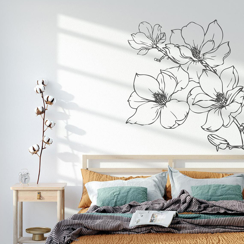 Beauty Flower Plant Wall Decal - Monstera Thai Constellation ulasan dan harga