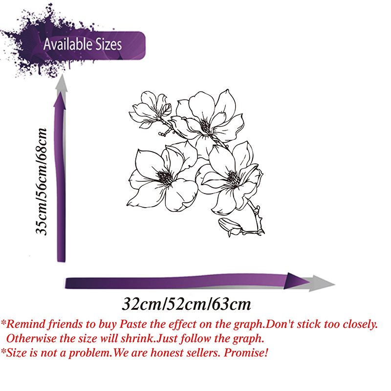 Beauty Flower Plant Wall Decal - Monstera Thai Constellation ulasan dan harga