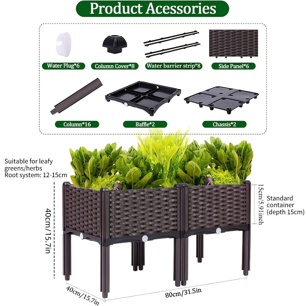 Garden Raised Bed, Elevated Fl - Plant Parents ulasan dan harga